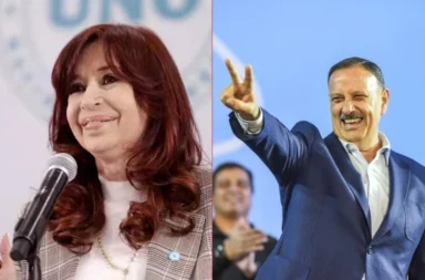 Cristina Kirchner y Ricardo Quintela